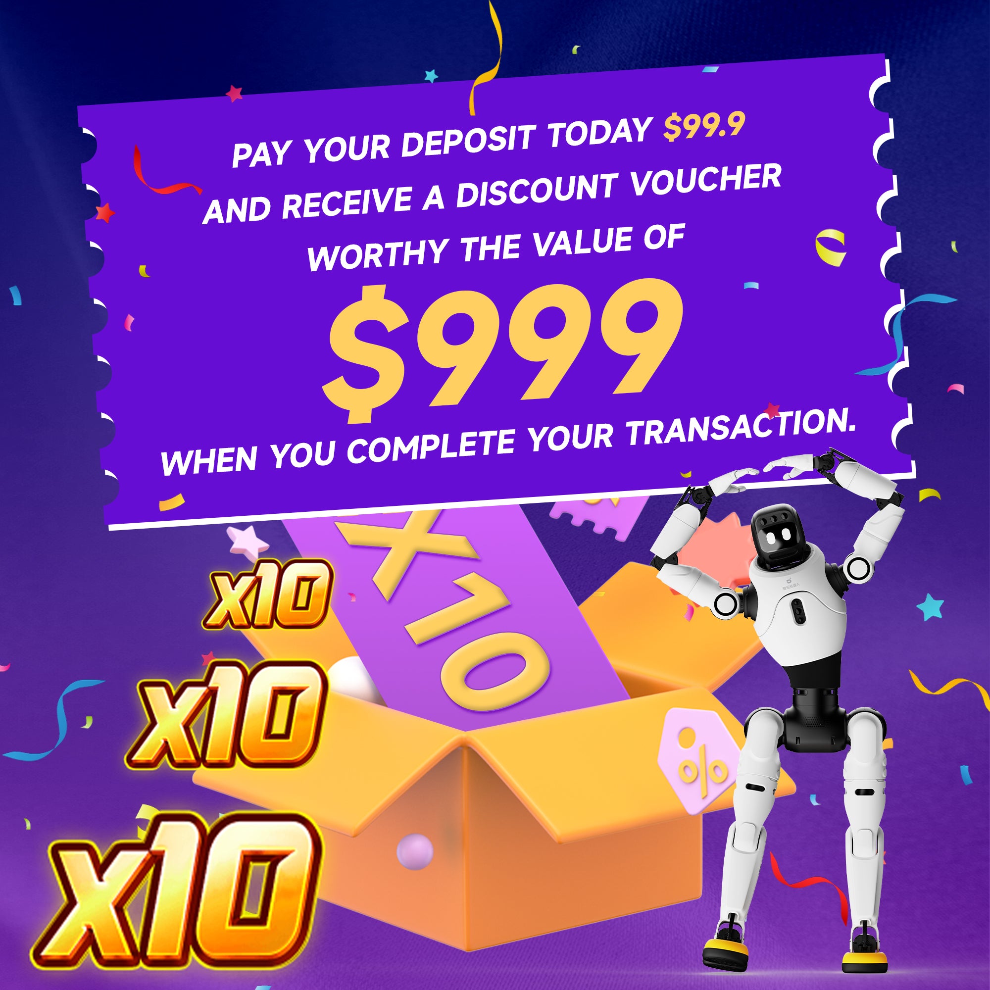 AGIBOT Deposit benefits