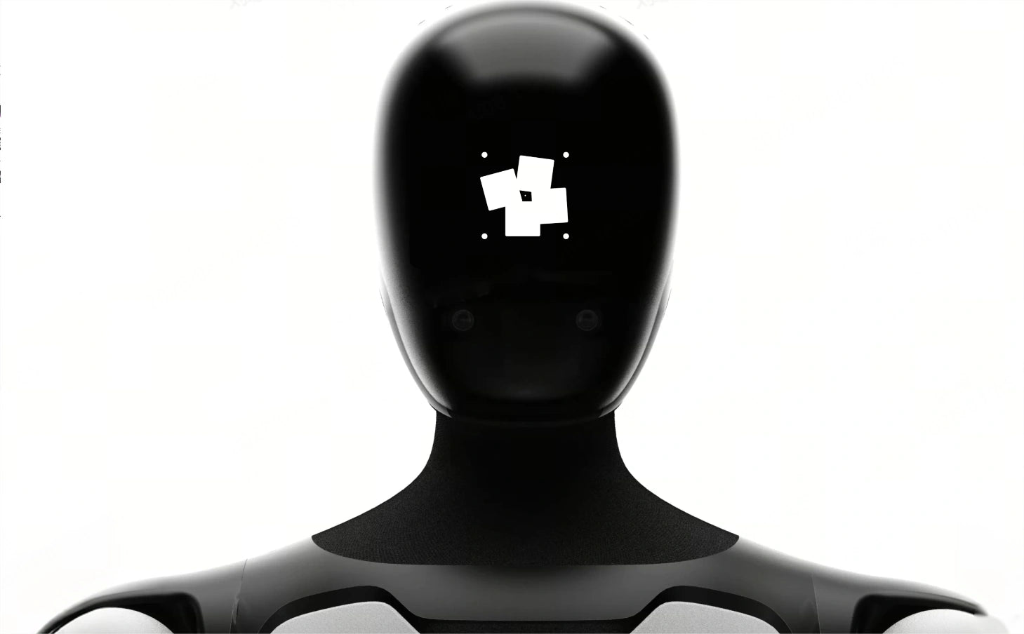 Original A3 head display detail in a full-frame product portrait