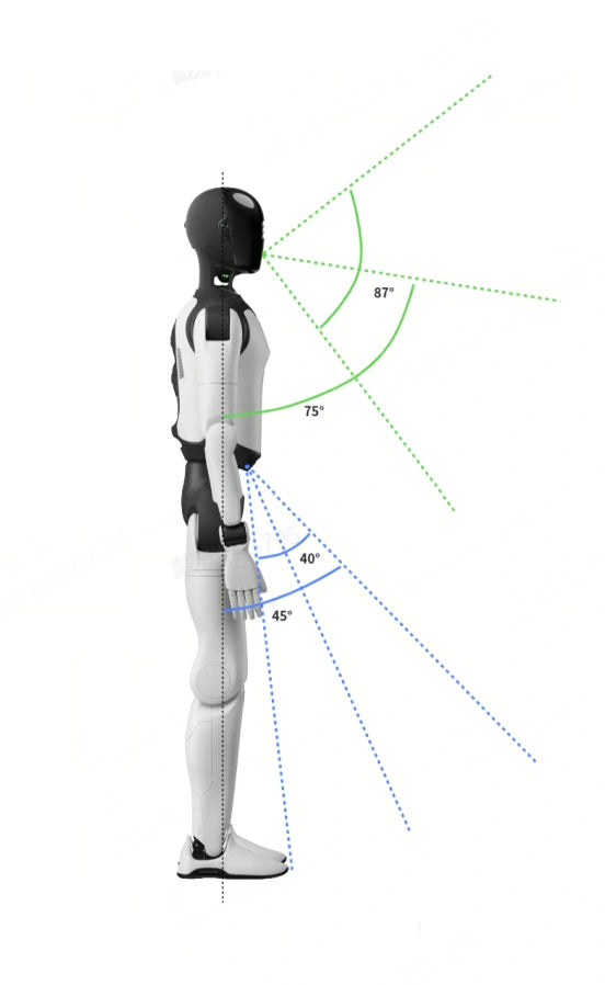 Original front interaction and knee terrain camera field-of-view diagram